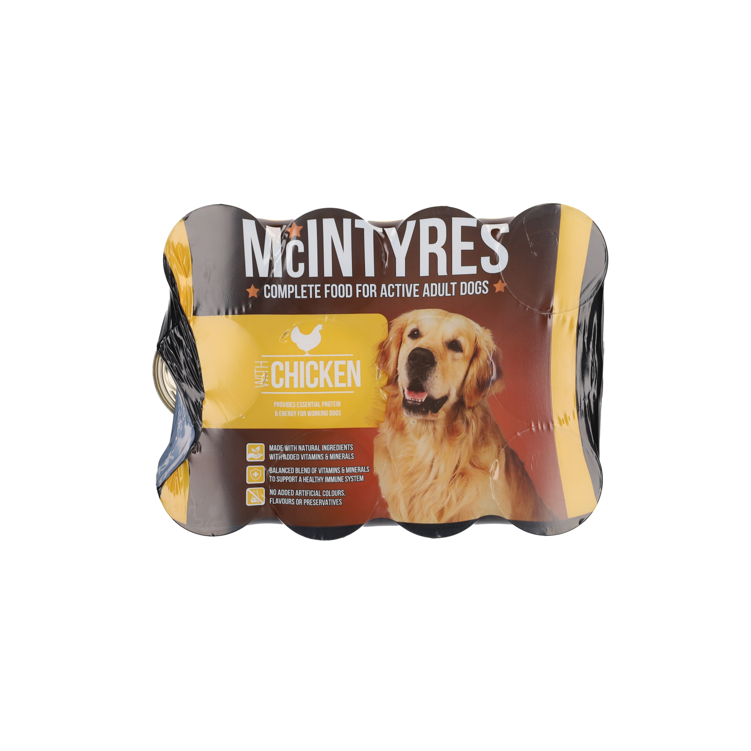 Mcintyres Mcintyres Chicken Adult Wet Dog Food pet food packaging