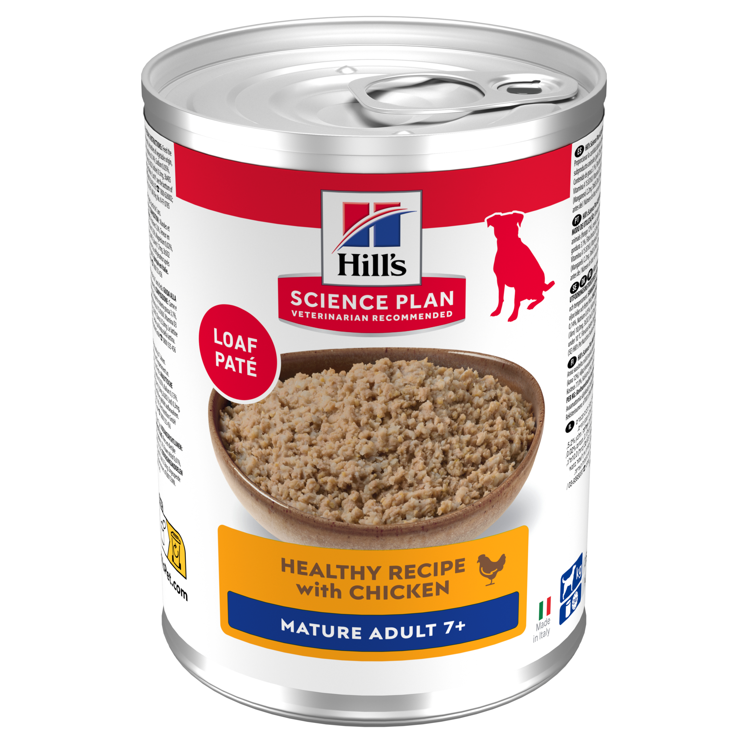 Hills Science Plan Hills Science Plan Chicken Mature Dry Dog Food pet food packaging