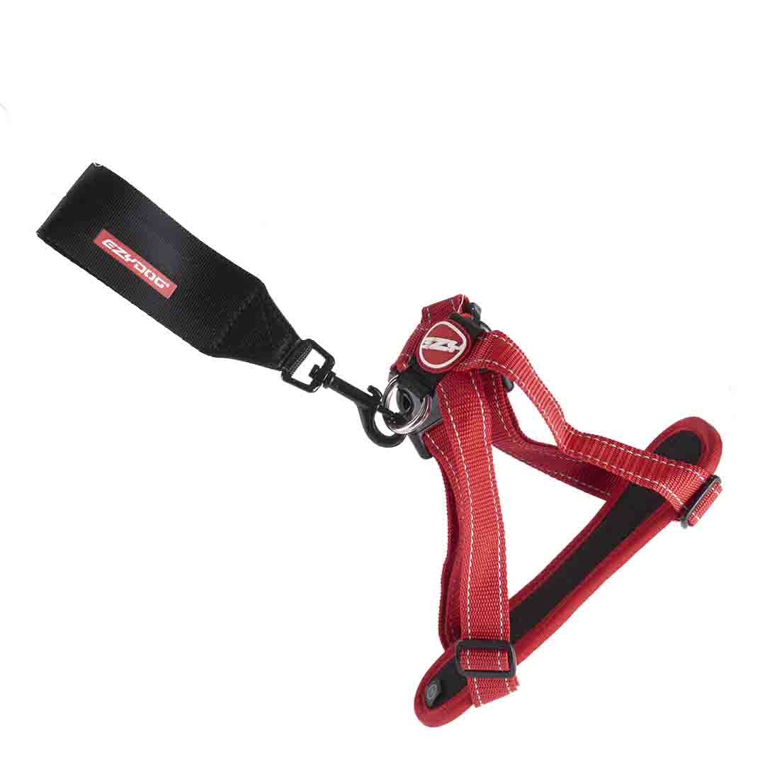 EzyDog ChestPlate Dog Harness Red Dog Harnesses