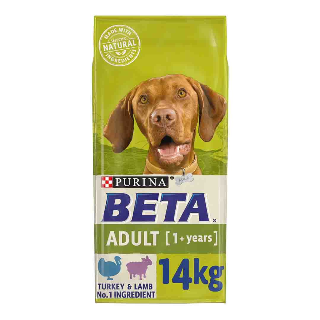 BETA Beta 38 Lamb Turkey Adult Dry Dog Food pet food packaging