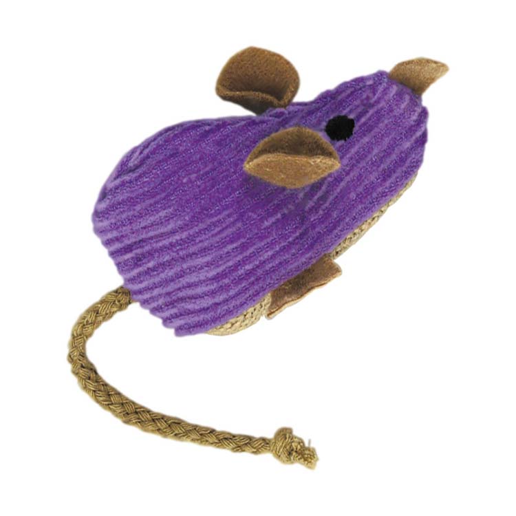 Kong Refillable Catnip Corduroy Mouse Catnip Toys