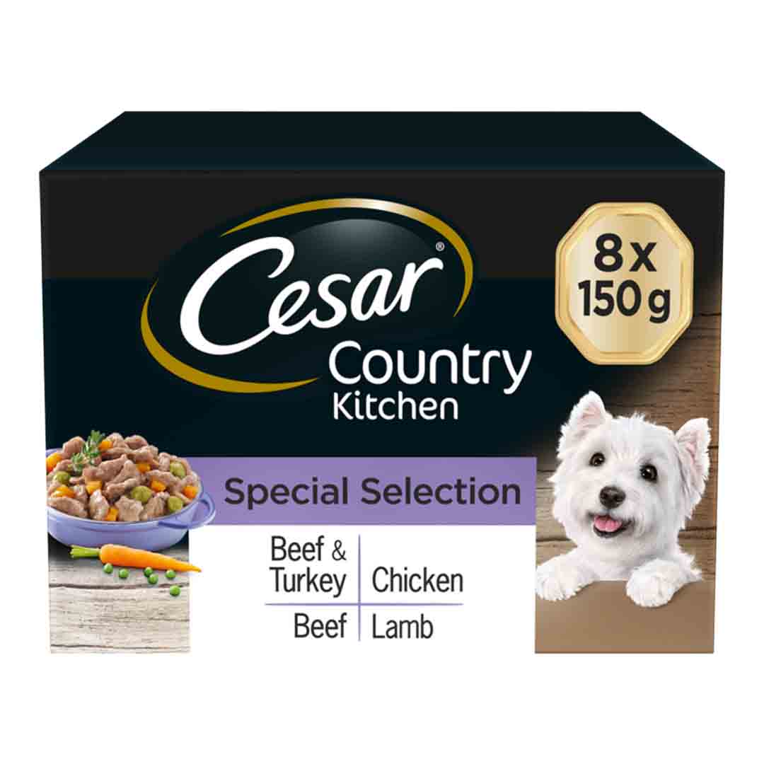 Cesar Cesar Kitchen Selection Adult Wet Dog Food pet food packaging