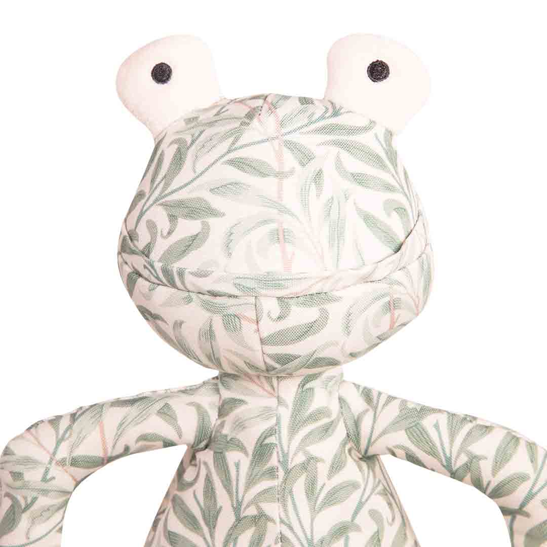 Morris & Co. Willow Bough Print Frog Dog Toy | Jollyes