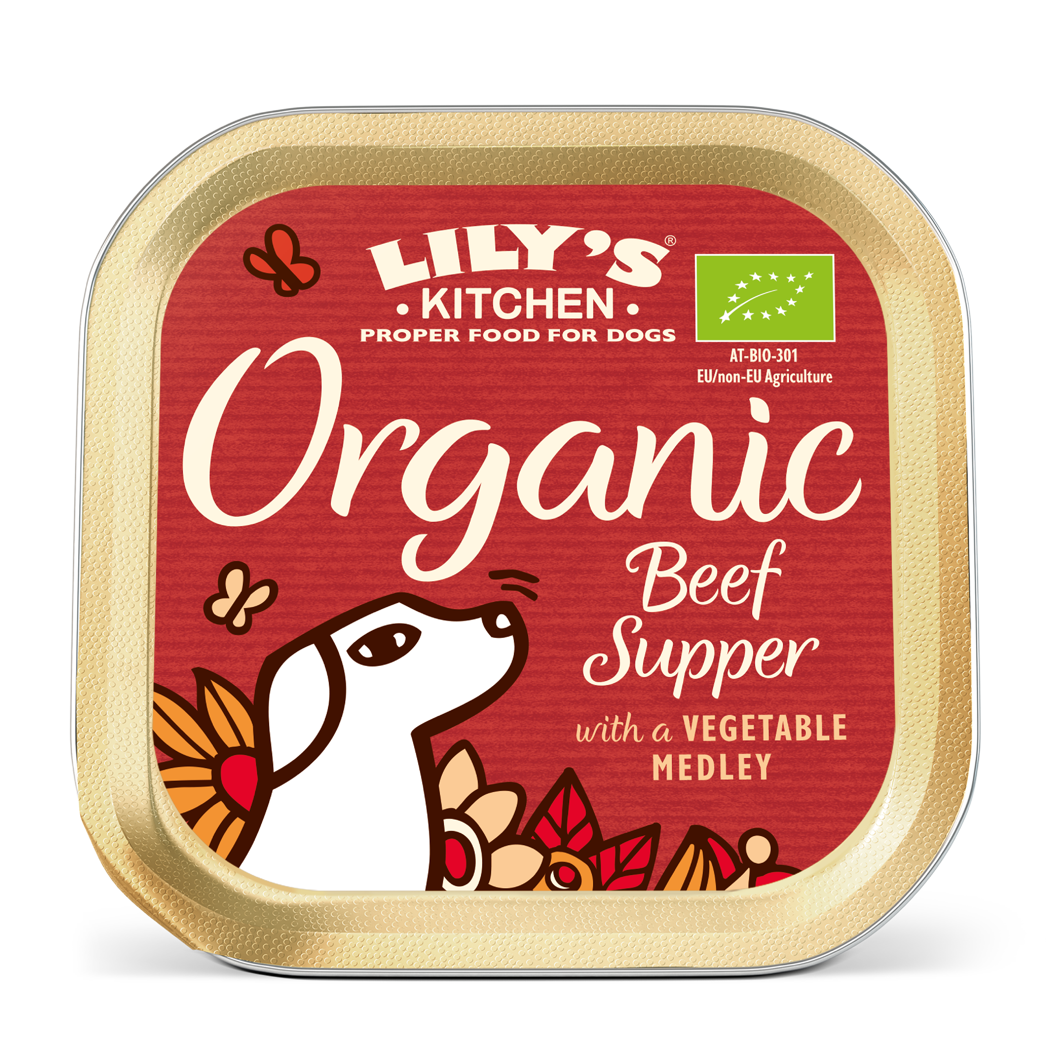 Lily's Kitchen Lily'S Kitchen Organic Supper Beef Adult Dry Dog Food pet food packaging