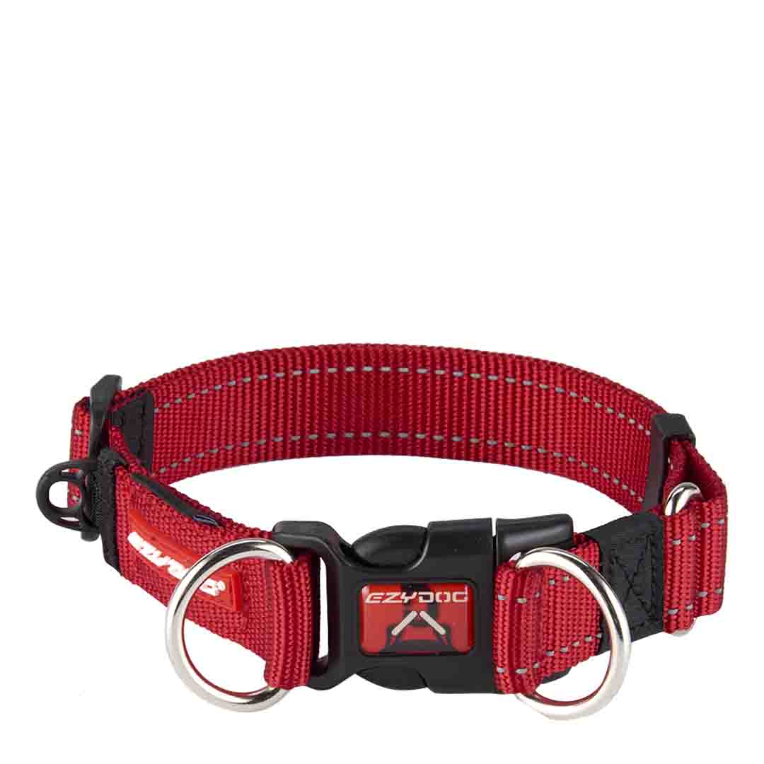Ezdog Double Up Dog Collar Red Large Dog Collar