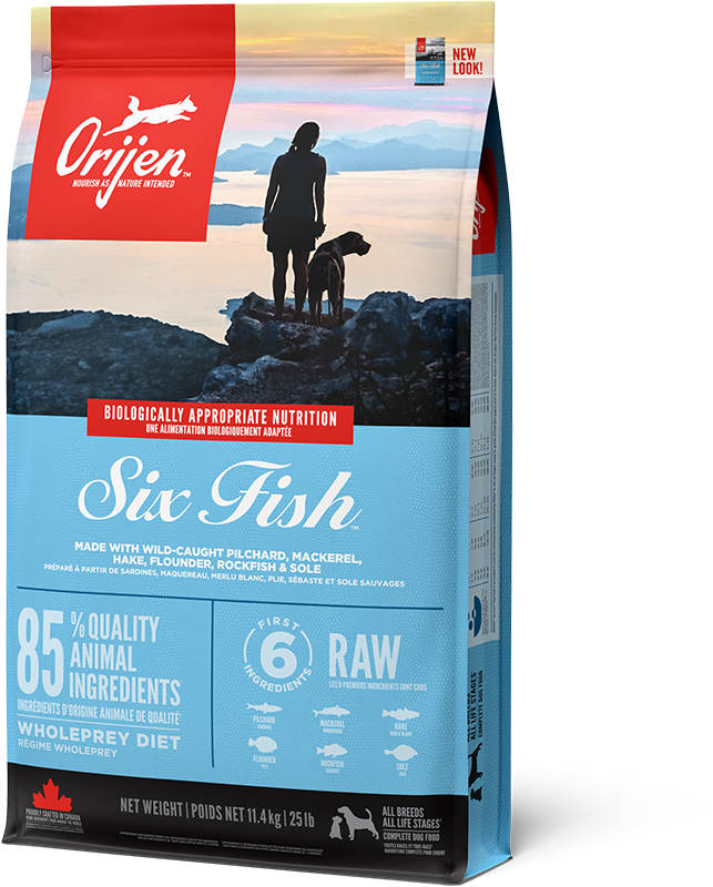 Orijen Six Fish Dry Dog Food Complete Dog Food