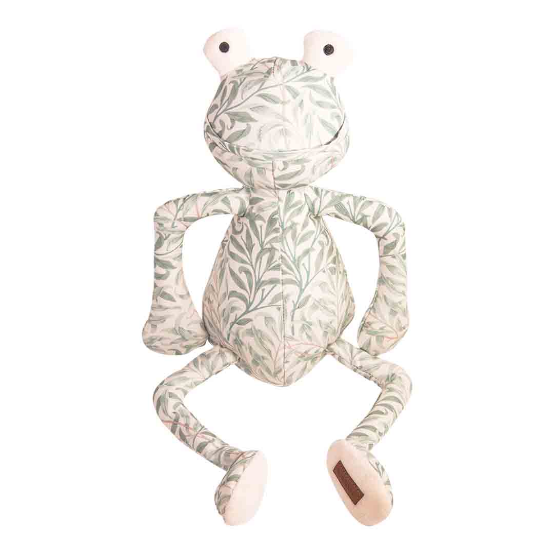Morris & Co. Willow Bough Print Frog Dog Toy | Jollyes