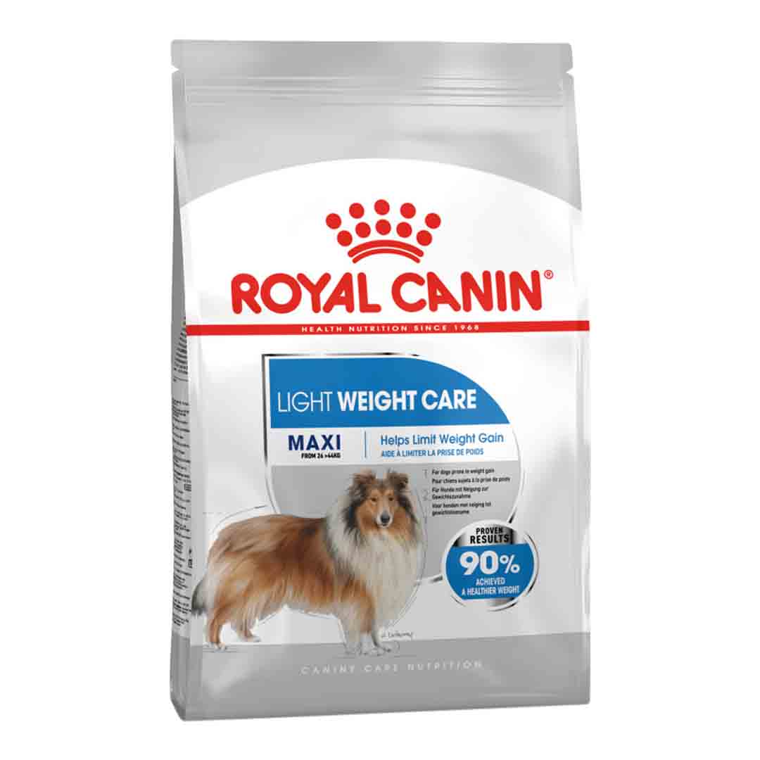Royal Canin Dog Food Maxi Light Weight Care, 12kg Jollyes