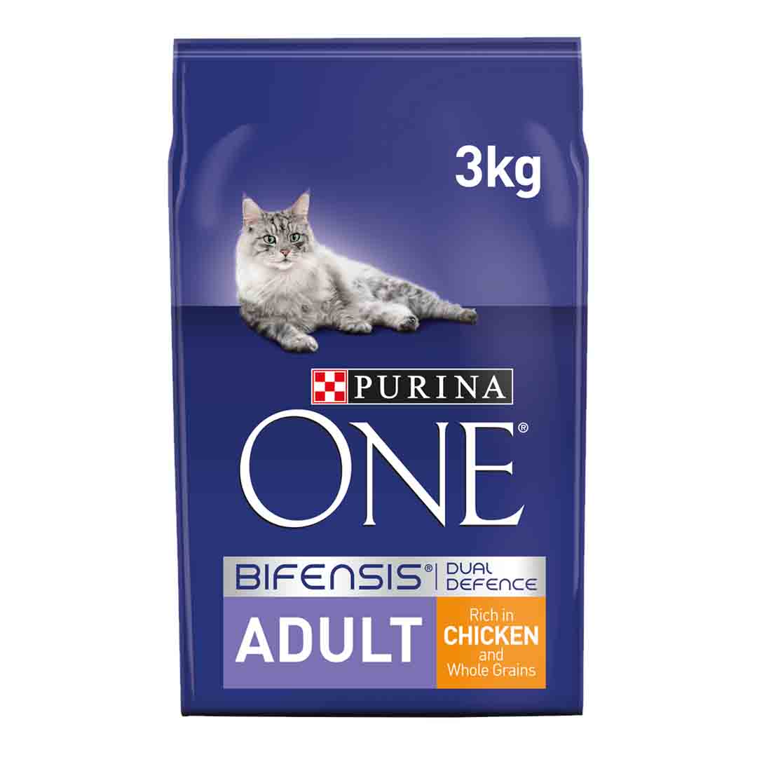 Purina ONE Adult Rich in Chicken and Whole Grains 3kg Jollyes