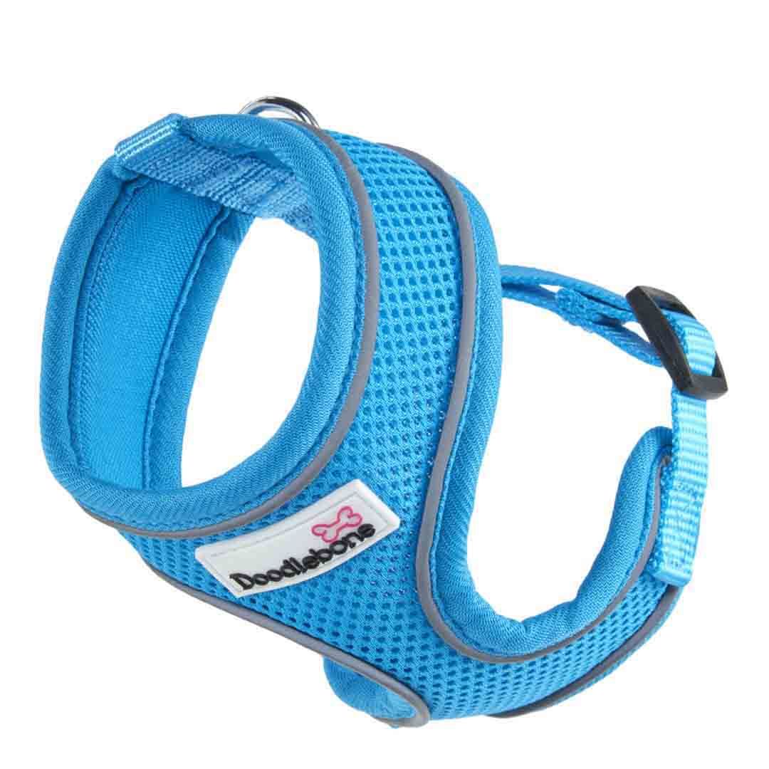 Doodlebone Airmesh Dog Harness Cyan Dog Harnesses