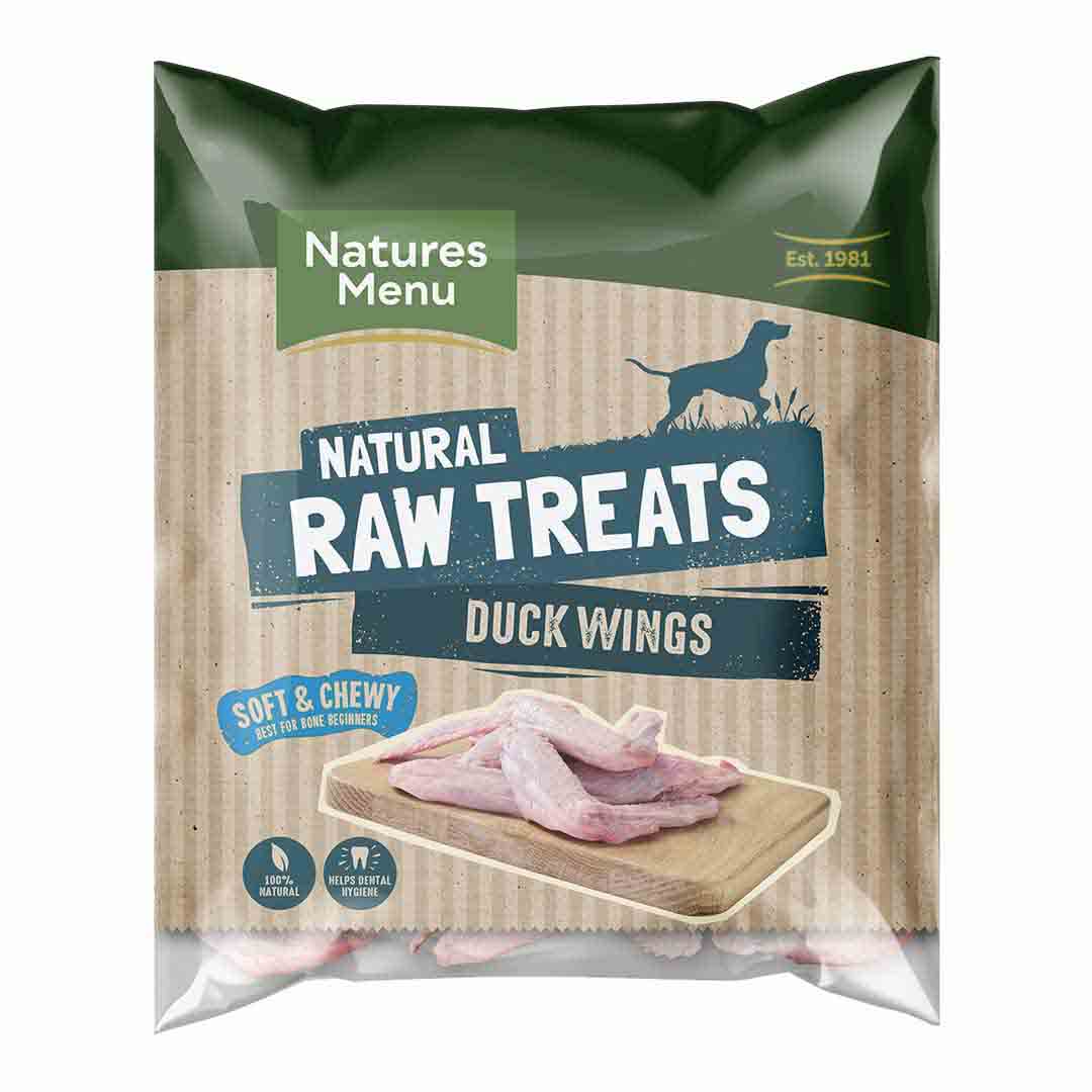 Natures Menu Raw Duck Wings Frozen Dog Food