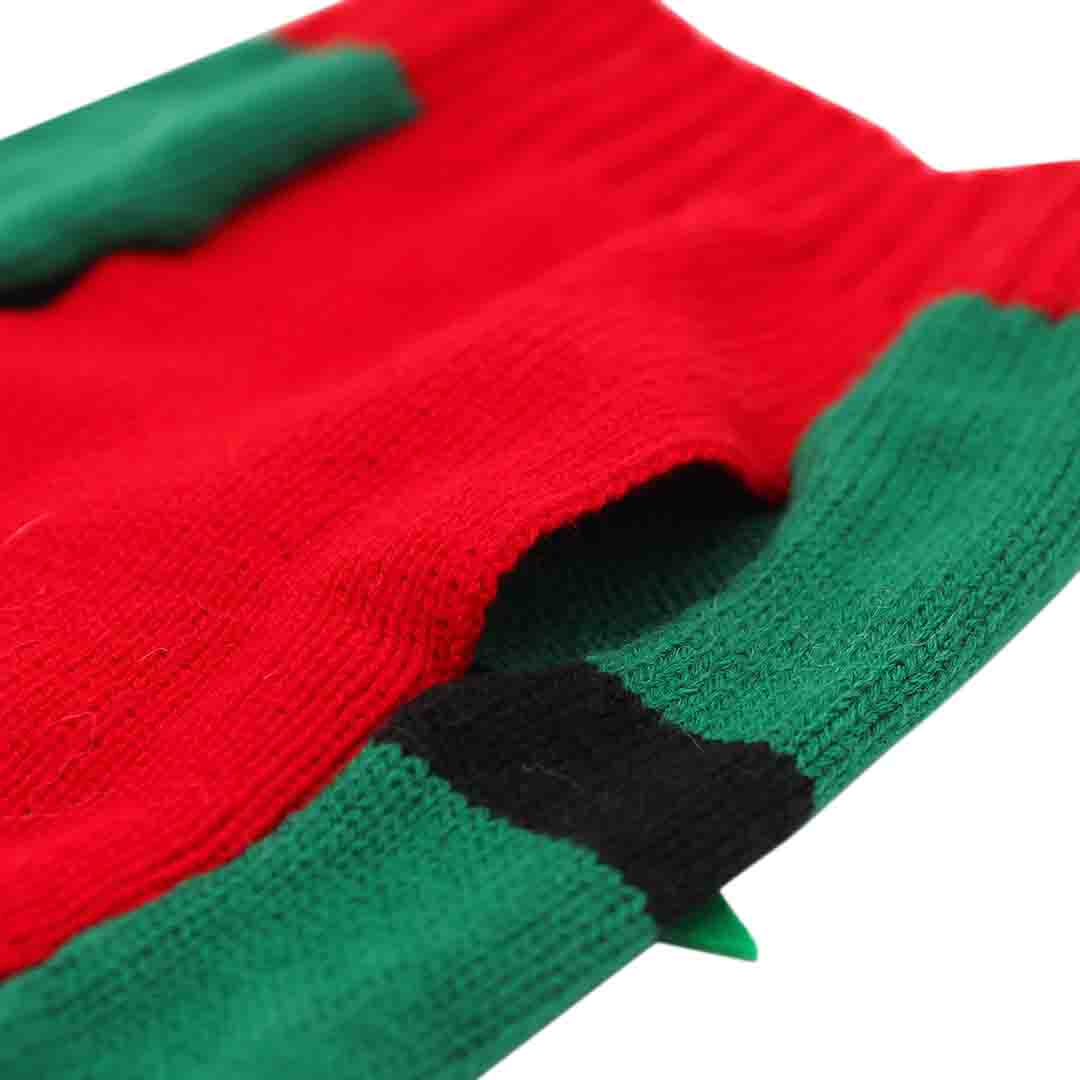 Rufus and Rosie Elf Sweater Dog Vest