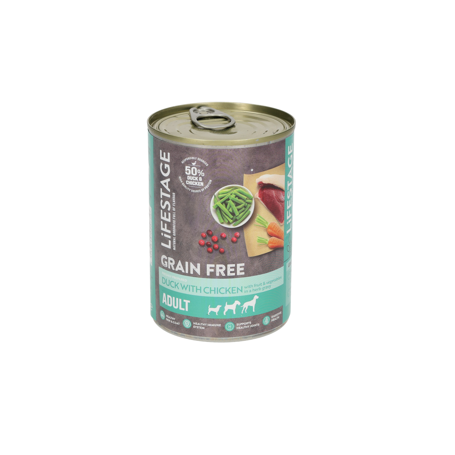 Lifestage Lifestage Chicken Duck Adult Wet Dog Food pet food packaging