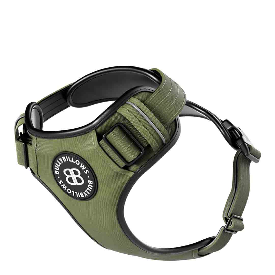 Bully Billow Premium Dog Harness Khaki