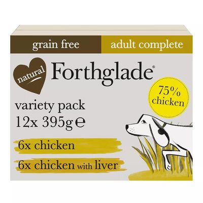Forthglade Forthglade 38 Hepatic Chicken Adult Wet Dog Food pet food packaging