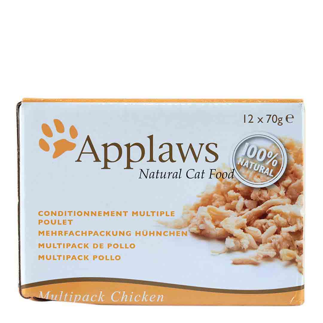 Applaws Tin Multipack Chicken Selection Cat Food 12x70g Wet Cat Food