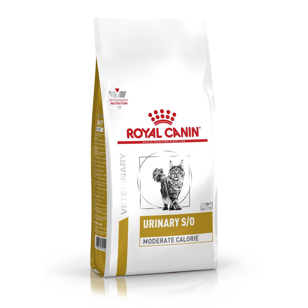 Royal Canin Royal Canin Urinary Moderate Calorie Adult Dry Cat Food pet food packaging