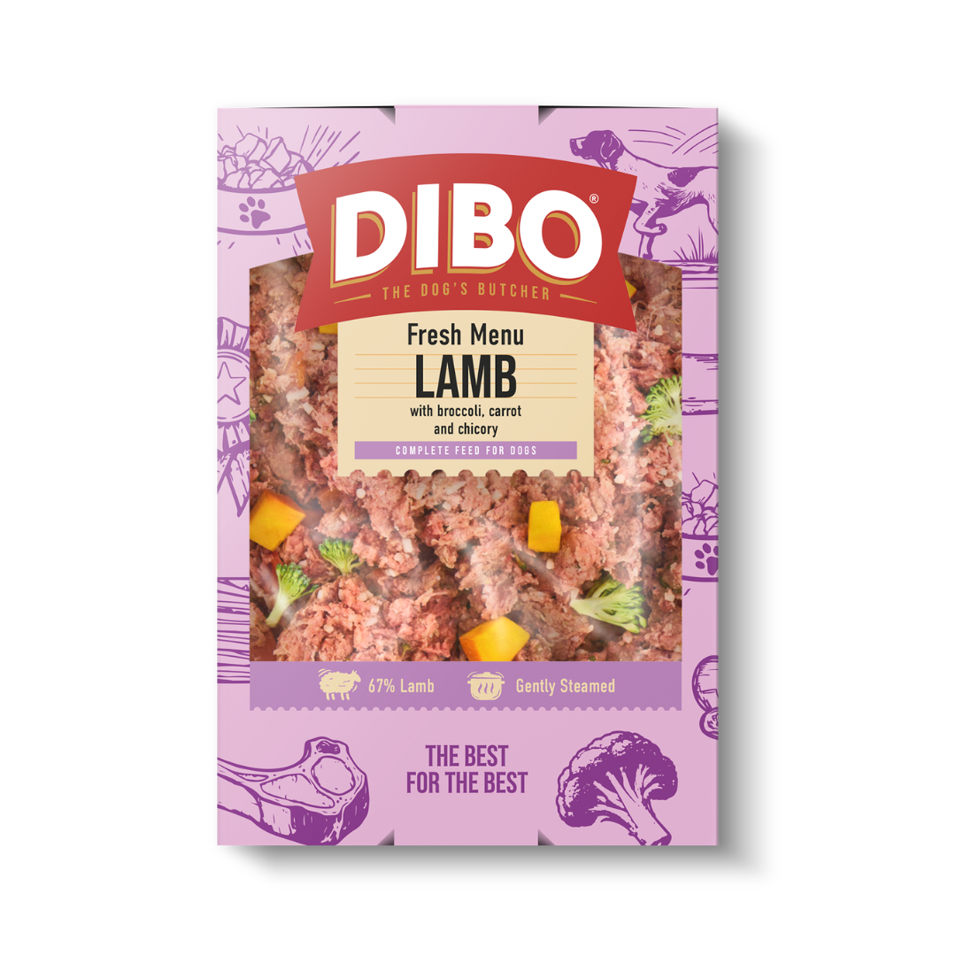 Jollyes Brand Jollyes Brand Dibo Cooked Blocks Lamb Adult Dry Dog Food pet food packaging