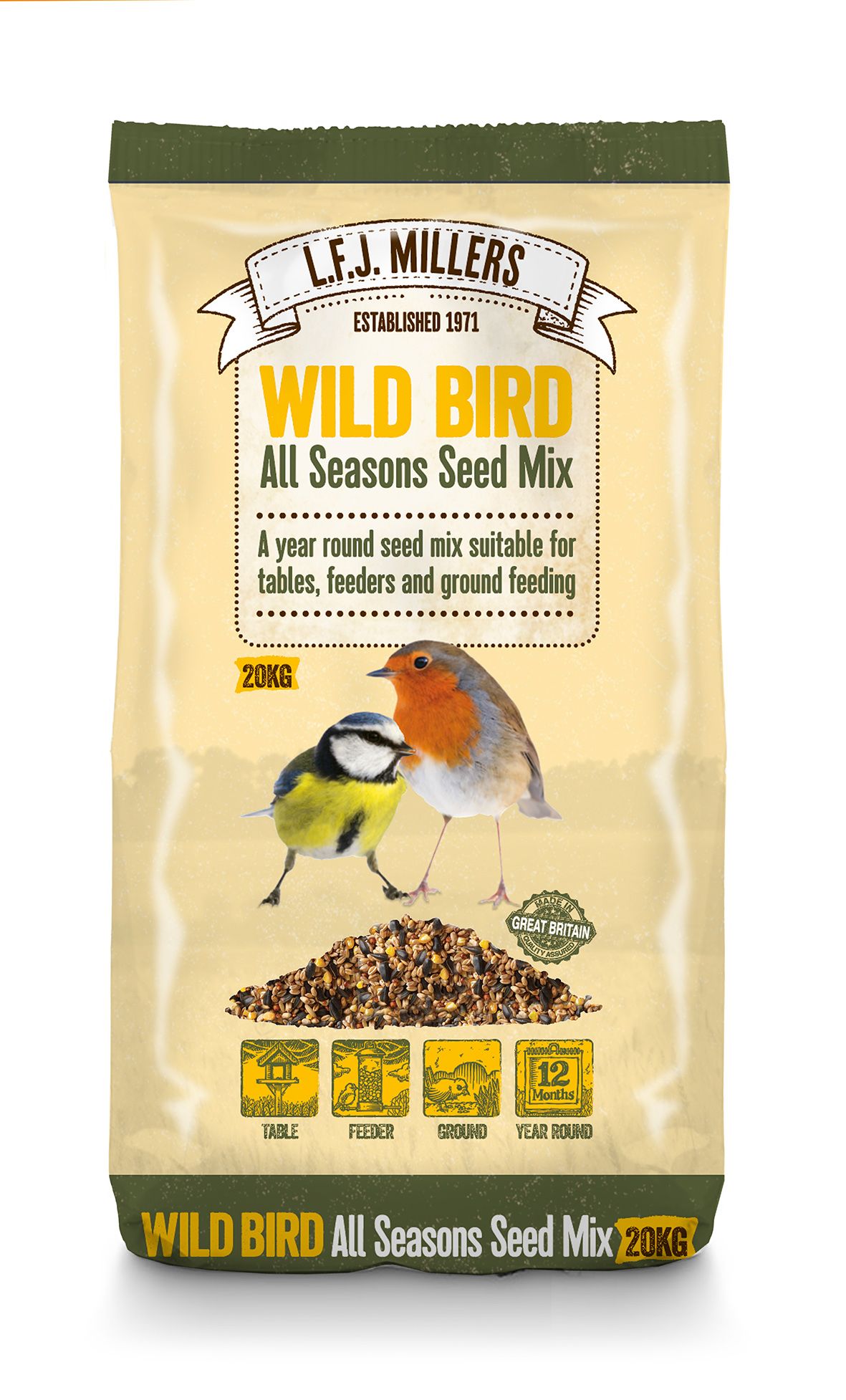 Jollyes Wild Bird Food 20kg Wild Bird Food & Treats