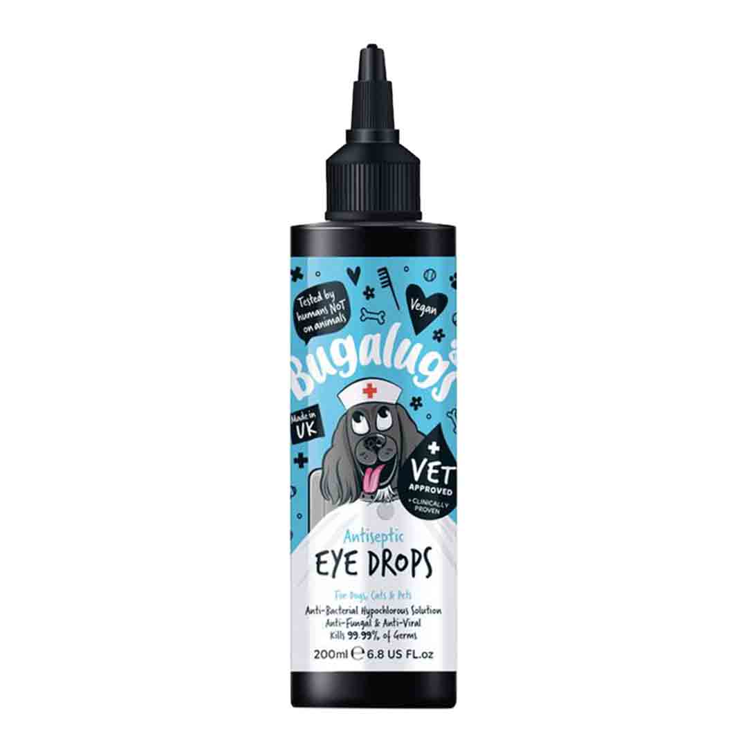 Bugalugs Antiseptic Pet Eye Drops 200ml Jollyes
