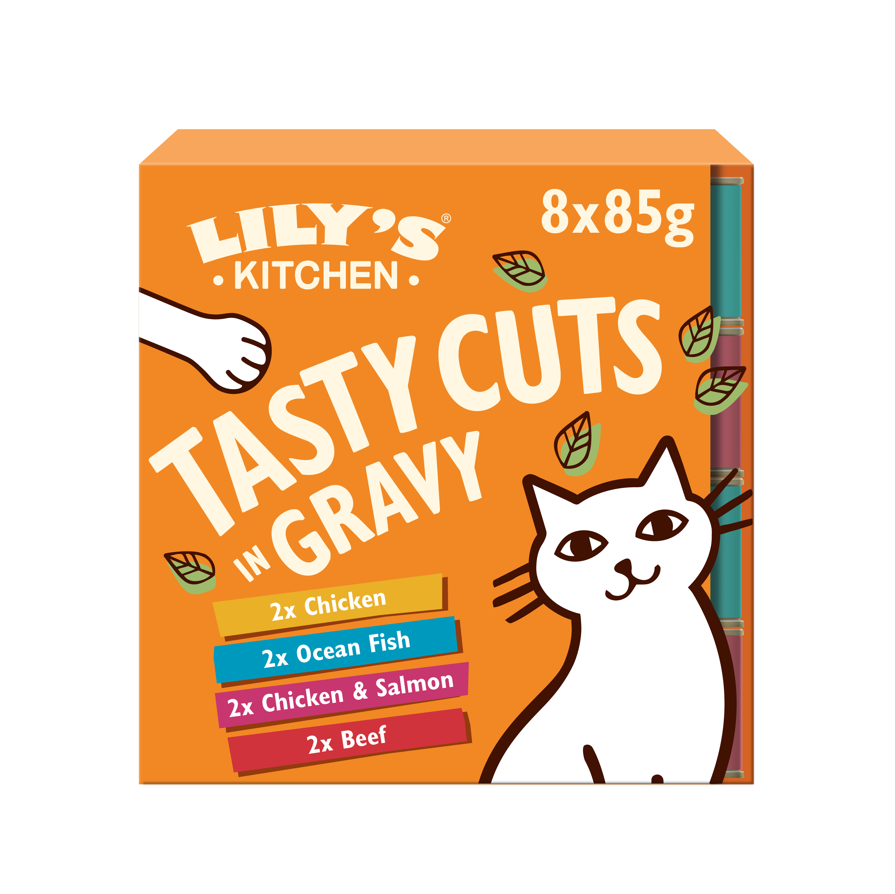 Lily's Kitchen Lily'S Kitchen Cuts For Cats Mixed Adult Dry Cat Food pet food packaging