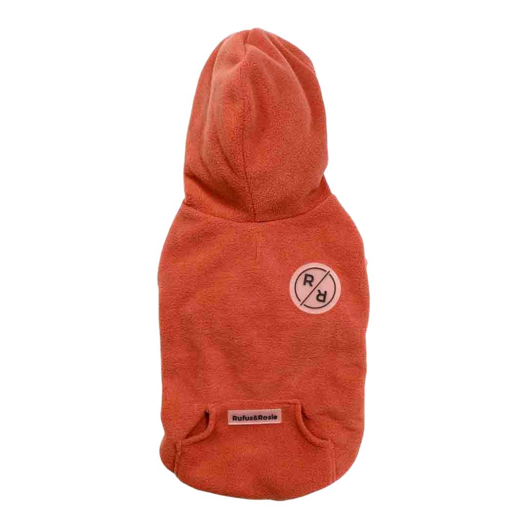 Rufus & Rosie Fleece Dog Hoodie Medium Dog Coat Jollyes