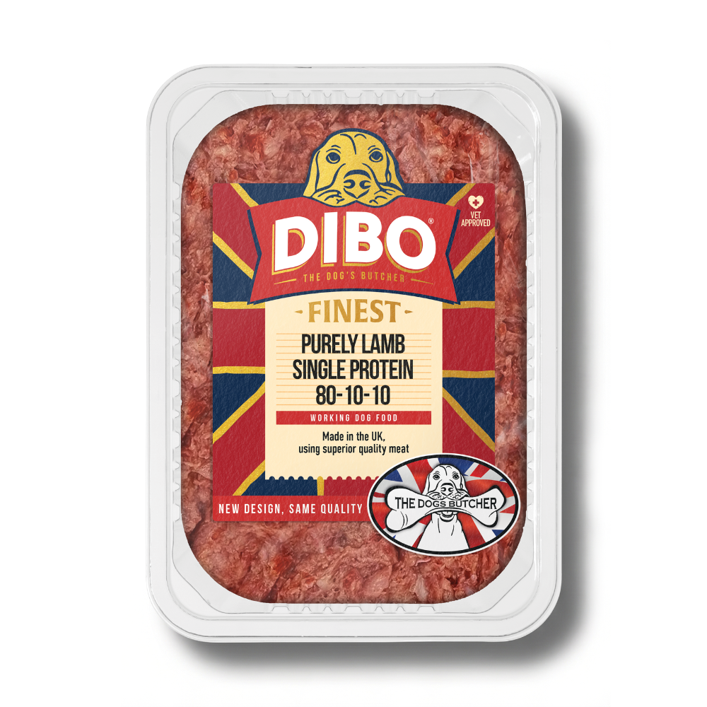 Jollyes Brand Jollyes Brand Dibo Purely 10 Raw Lamb Adult Dry Dog Food pet food packaging
