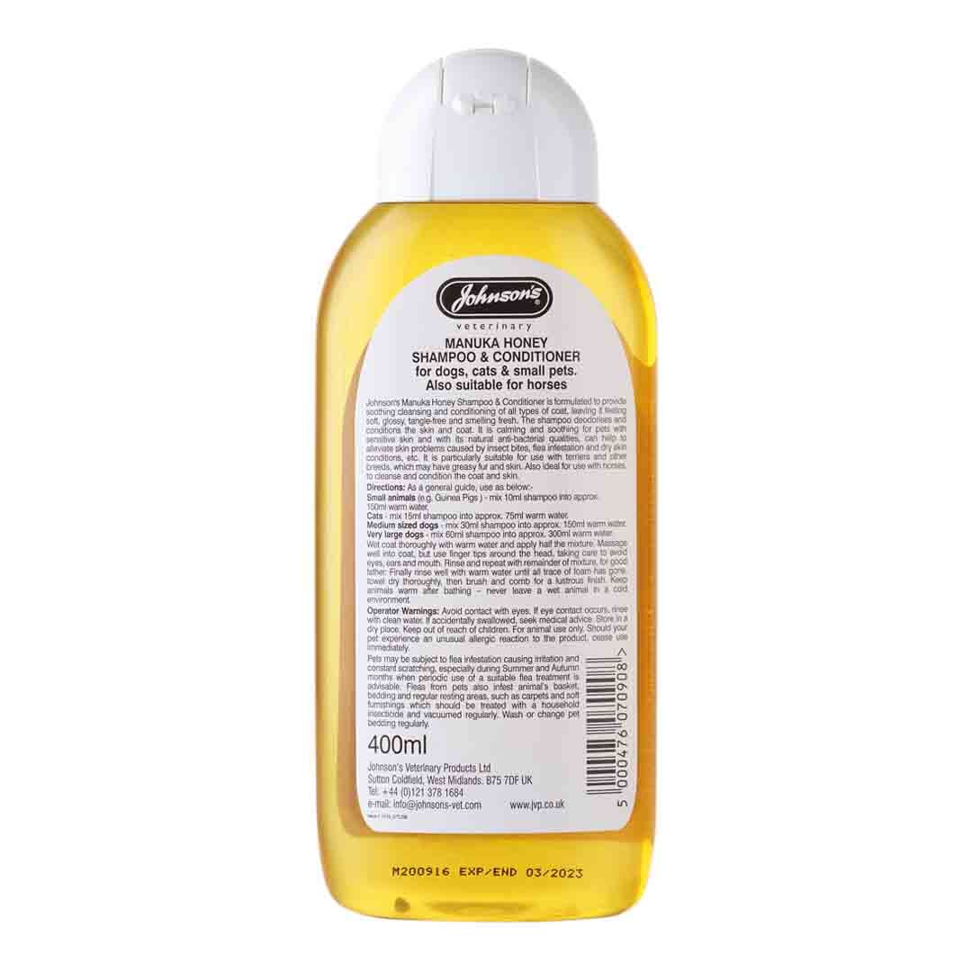 Johnson's Manuka Honey Shampoo 200ml Cat Shampoos, Conditioners & Sprays