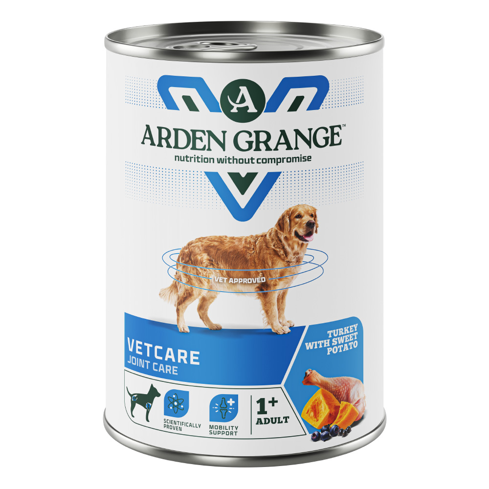 Arden Grange Arden Grange Vetcare Joint Care Turkey Adult Wet Dog Food pet food packaging