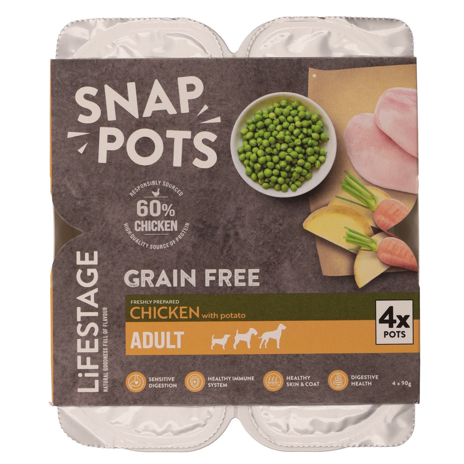 Lifestage Lifestage Grain Free Chicken Adult Wet Dog Food pet food packaging