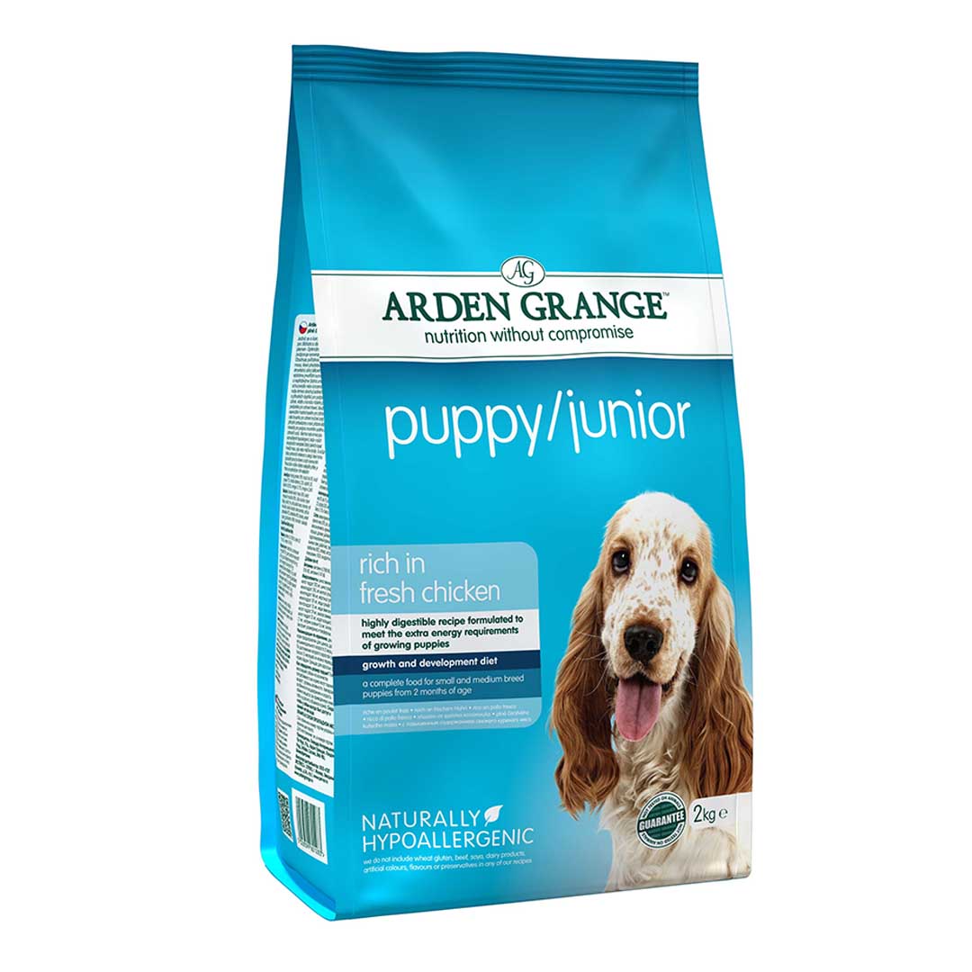 Arden Grange Arden Grange Chicken Puppy Dry Dog Food pet food packaging