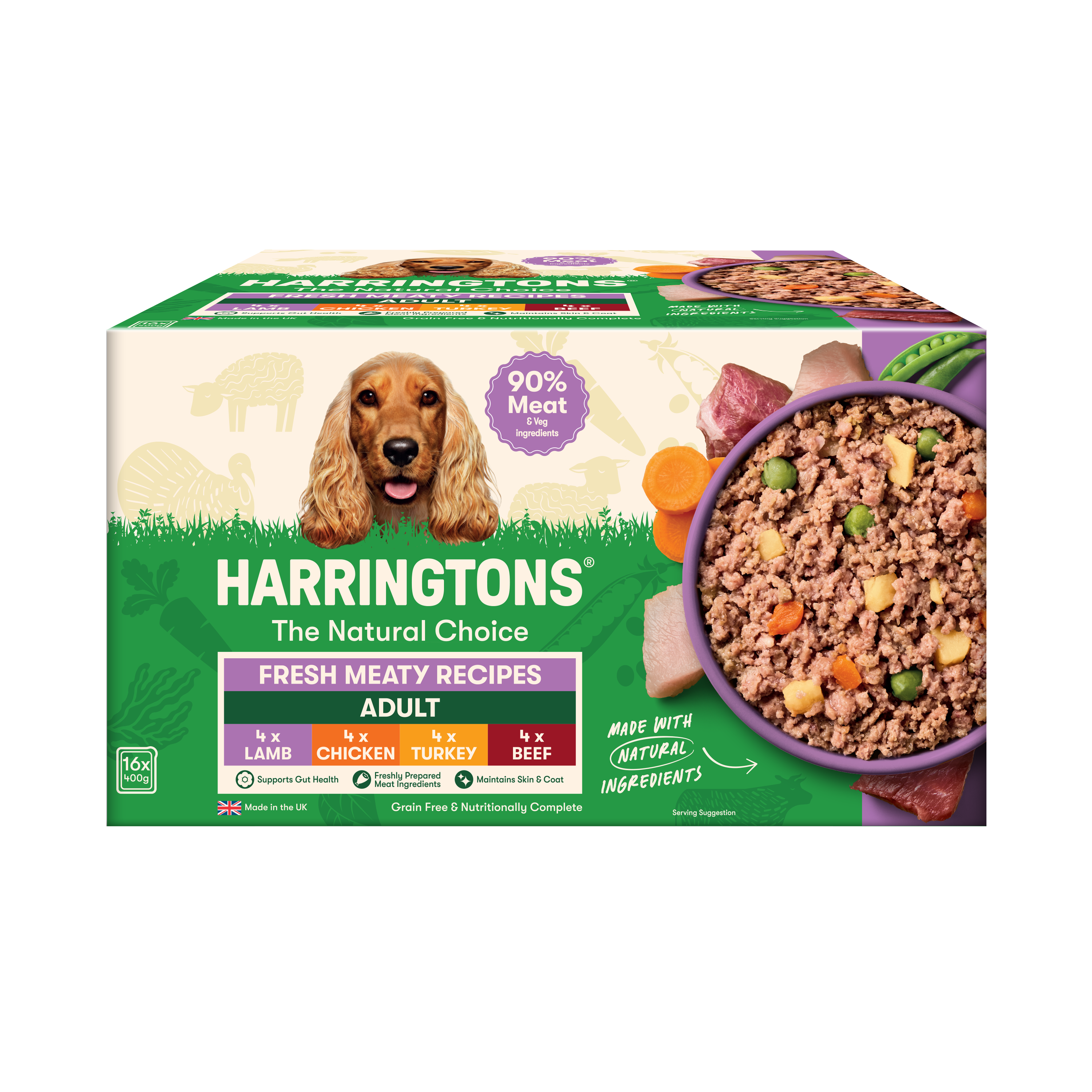 Harringtons Harringtons 8211 38 Adult Wet Dog Food pet food packaging