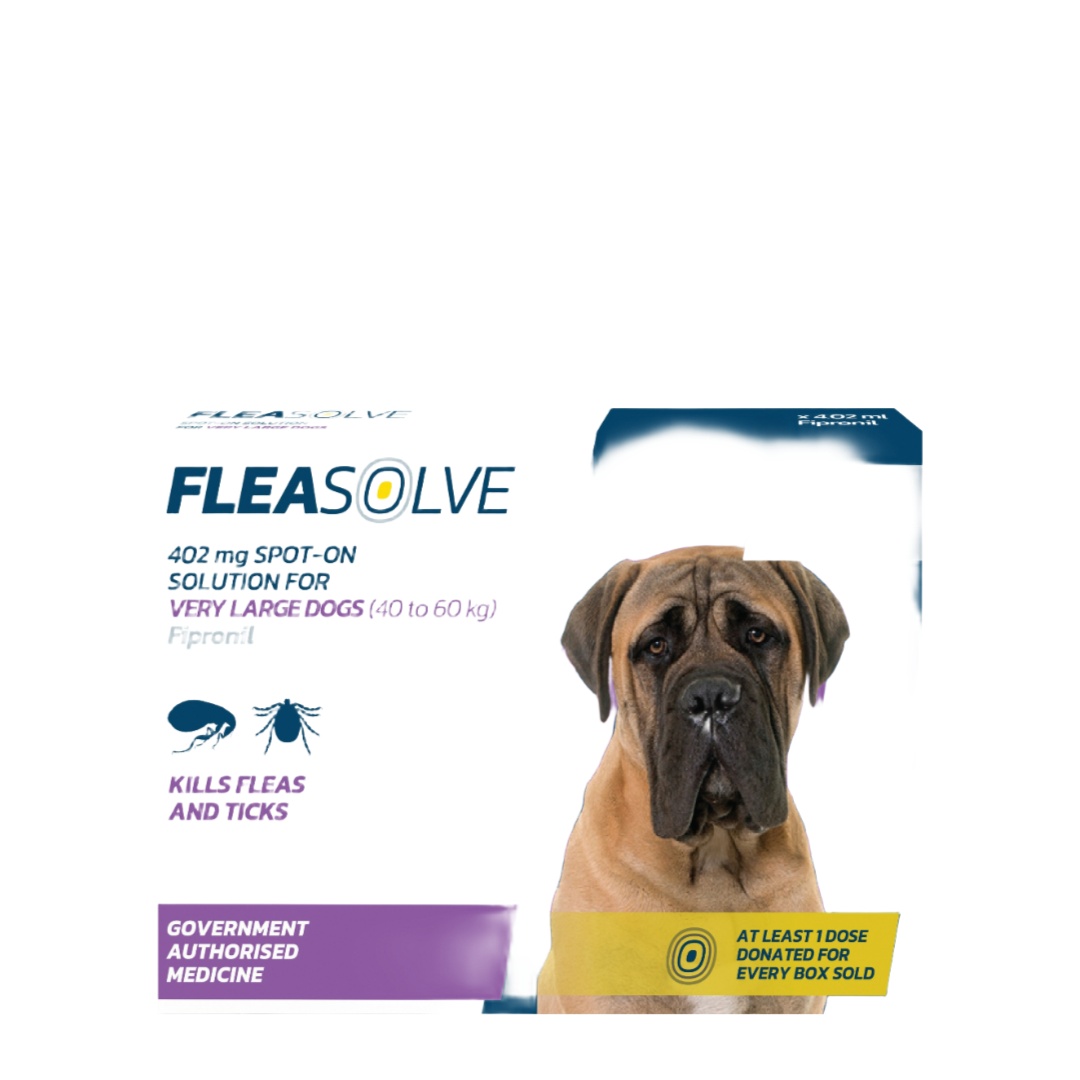 Fleasolve SpotOn Extra Large Dog Flea Treatment 2 Pack Jollyes