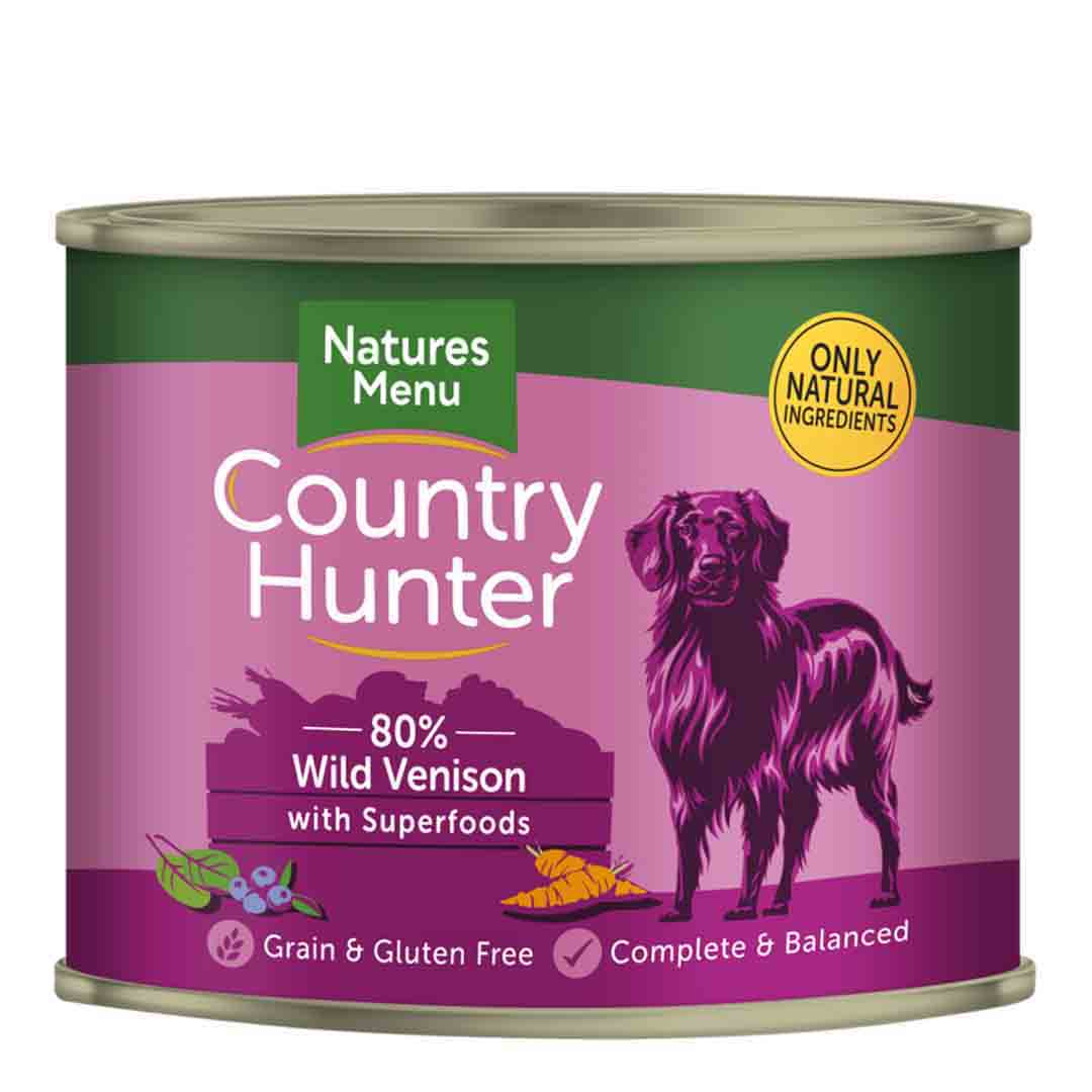 Natures menu Natures Menu Grain Free Country Hunter Venison Adult Dry Dog Food pet food packaging