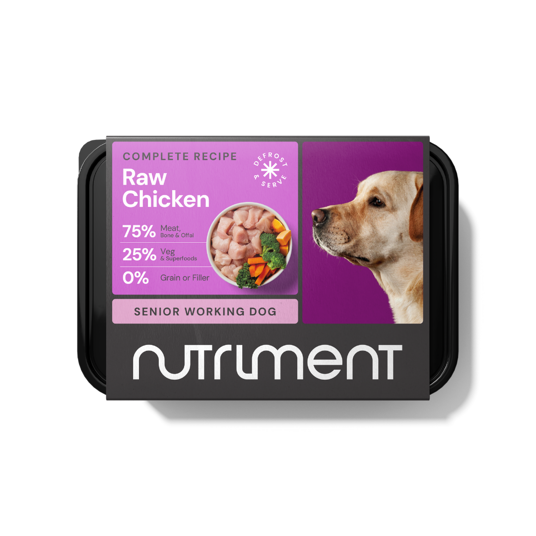 Nutriment Nutriment Beef Chicken Tripe Senior Dry Dog Food pet food packaging