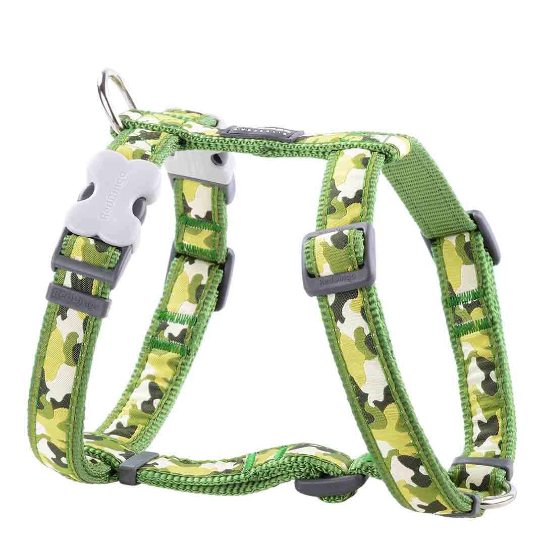 Camouflage Green Dog Harness Large Jollyes