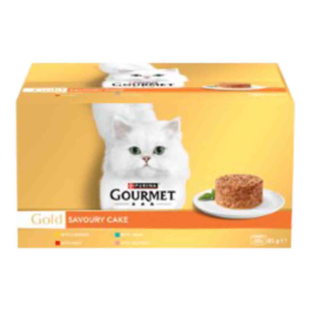 Gourmet Savory Cake Cat Food GOURMET Gold Savoury Cake With Beef