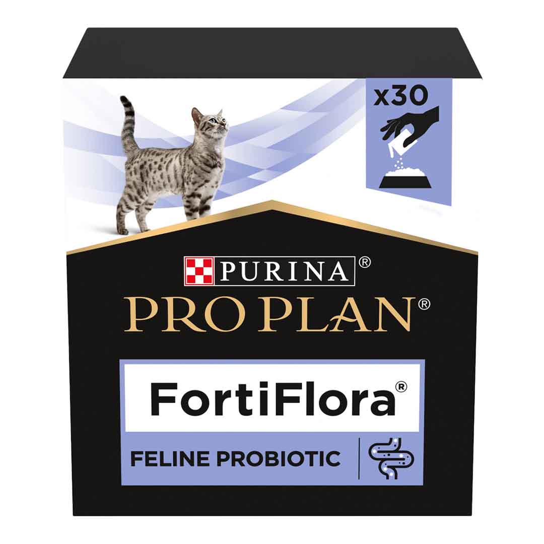 Pro Plan Pro Plan Feline Fortiflora Probiotic Supplement Adult Dry Cat Food pet food packaging