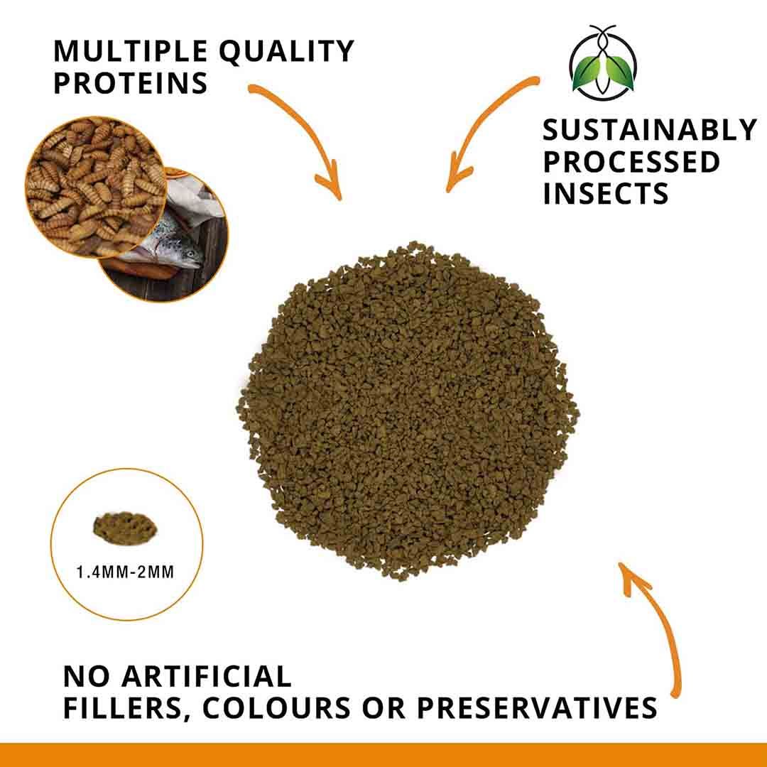 Fluval Bug Bites Goldfish Flakes Fish Food