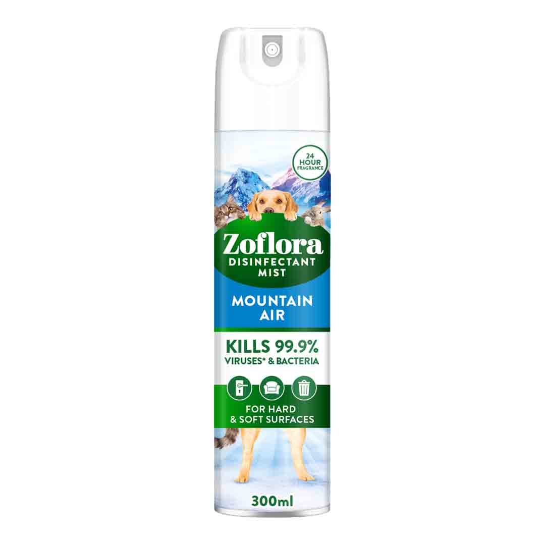 Zoflora Disinfectant Mist, Mountain Air, 300ml Dog Hygiene & Cleaning