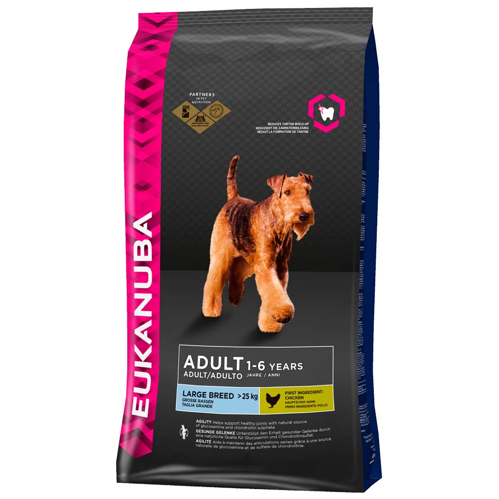 Eukanuba Eukanuba Chicken Adult Dry Dog Food pet food packaging