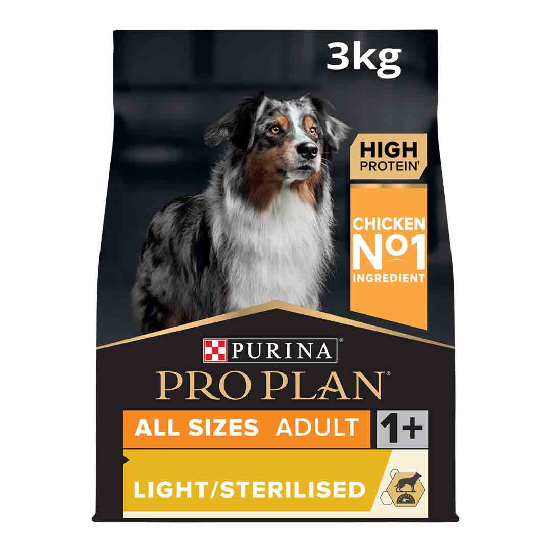 Pro Plan Dog Adult Light or Sterilised Chicken | Dry Dog Food