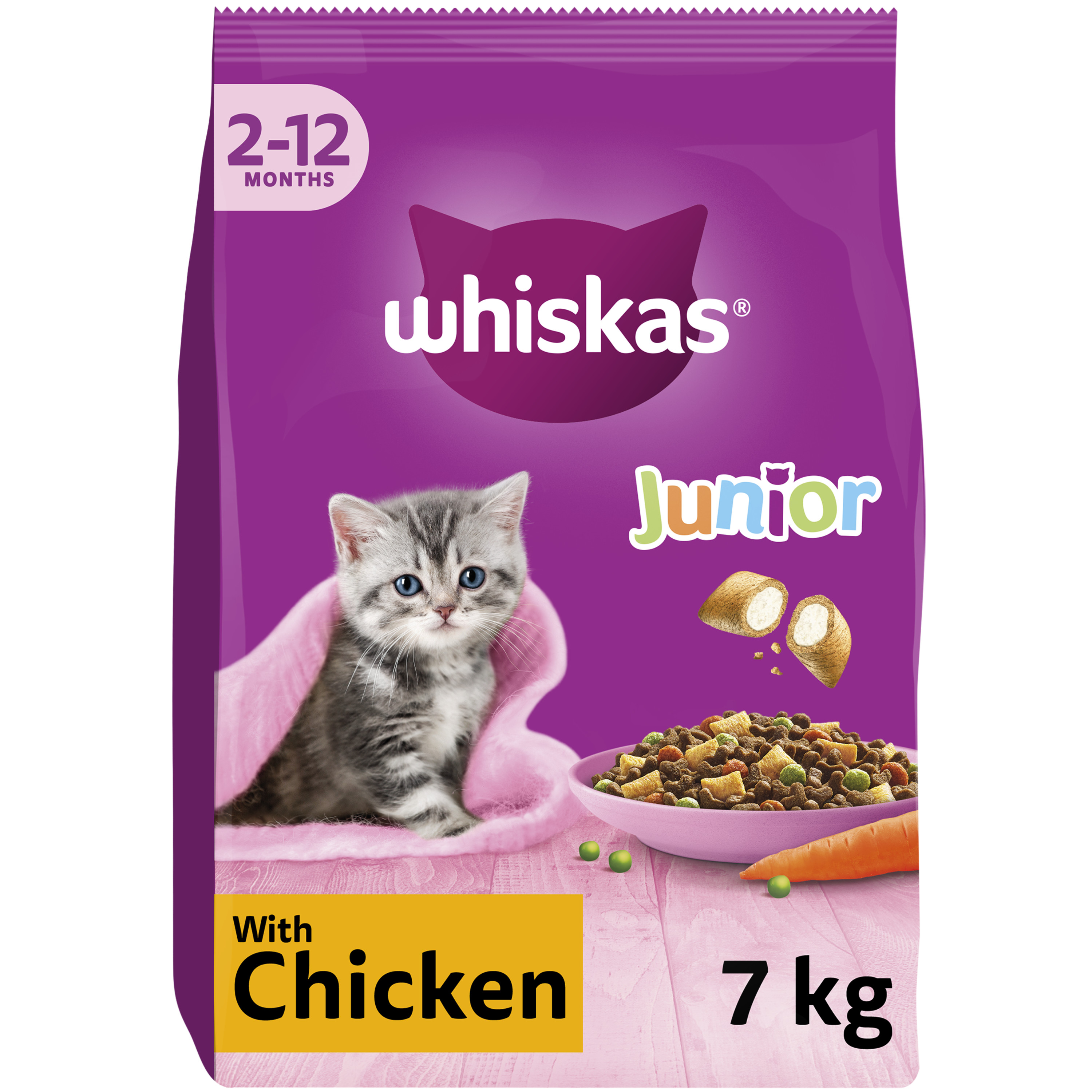 Whiskas Chicken Kitten Dry Cat Food
