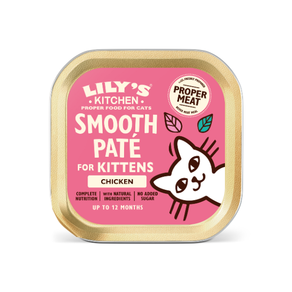 Lily's Kitchen Lily'S Kitchen Smooth Pat 233 Chicken Kitten Dry Cat Food pet food packaging