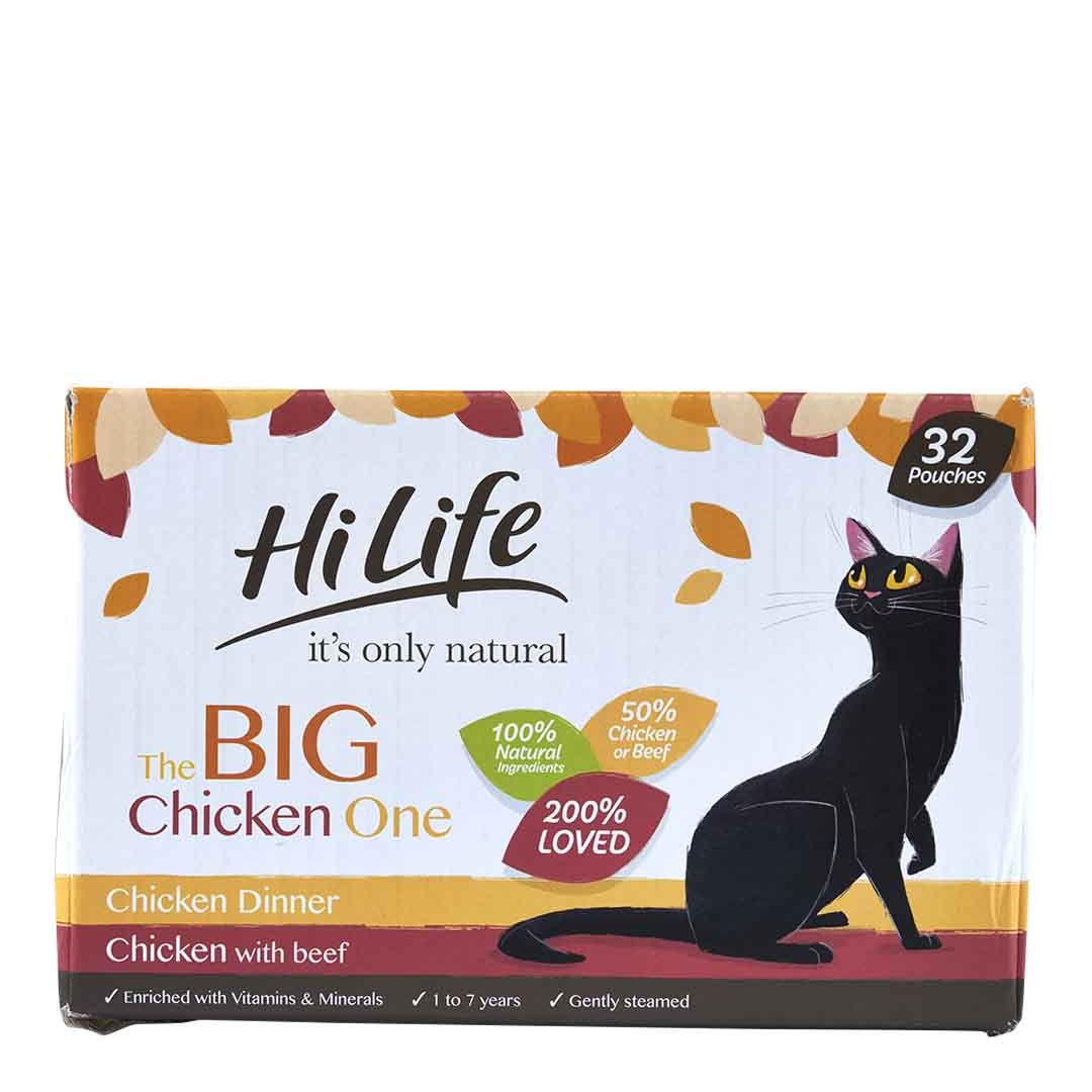 HiLife It's Only Natural Cat Pouch Multipack The Big Chicken One In