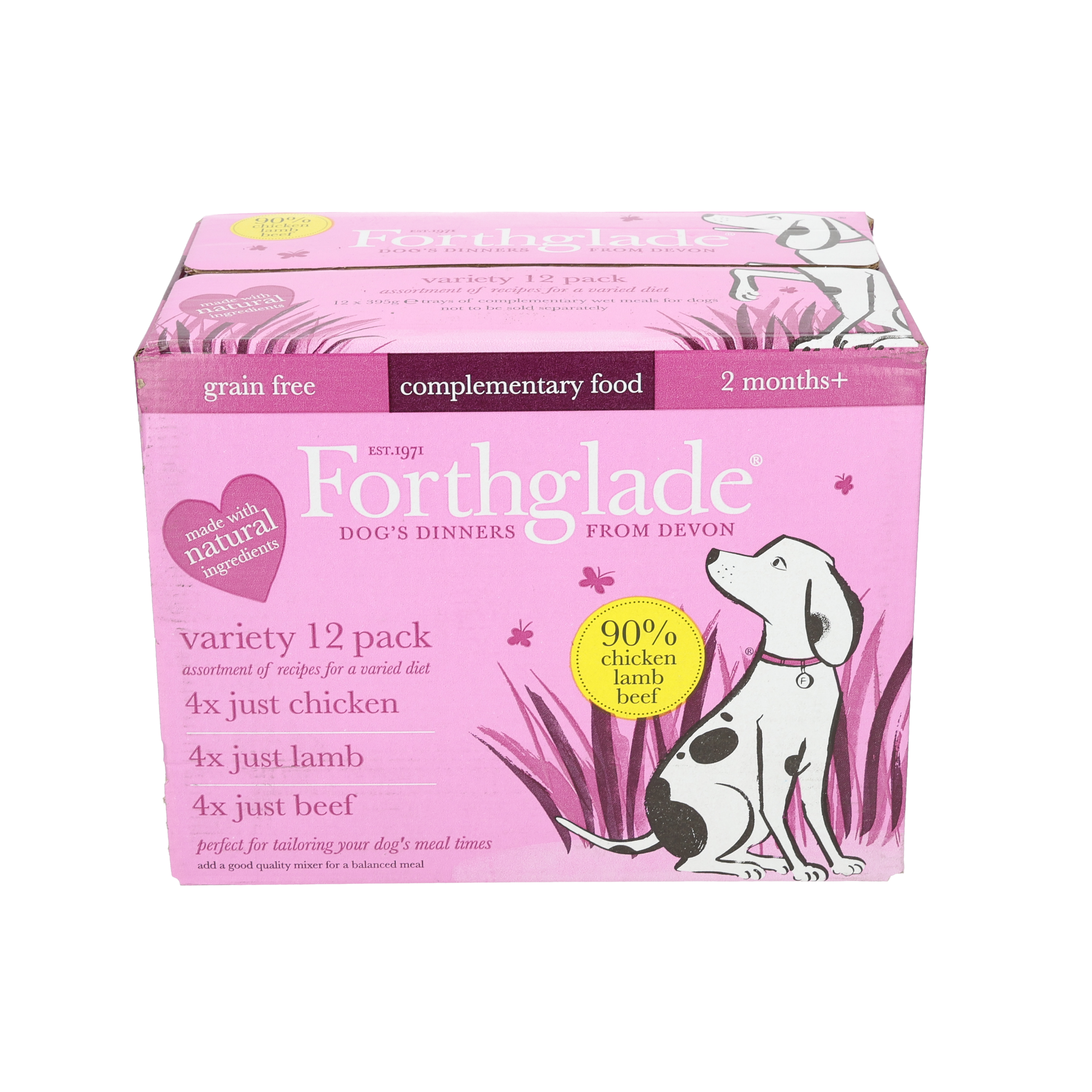 Forthglade Forthglade 38 Variety Adult Wet Dog Food pet food packaging