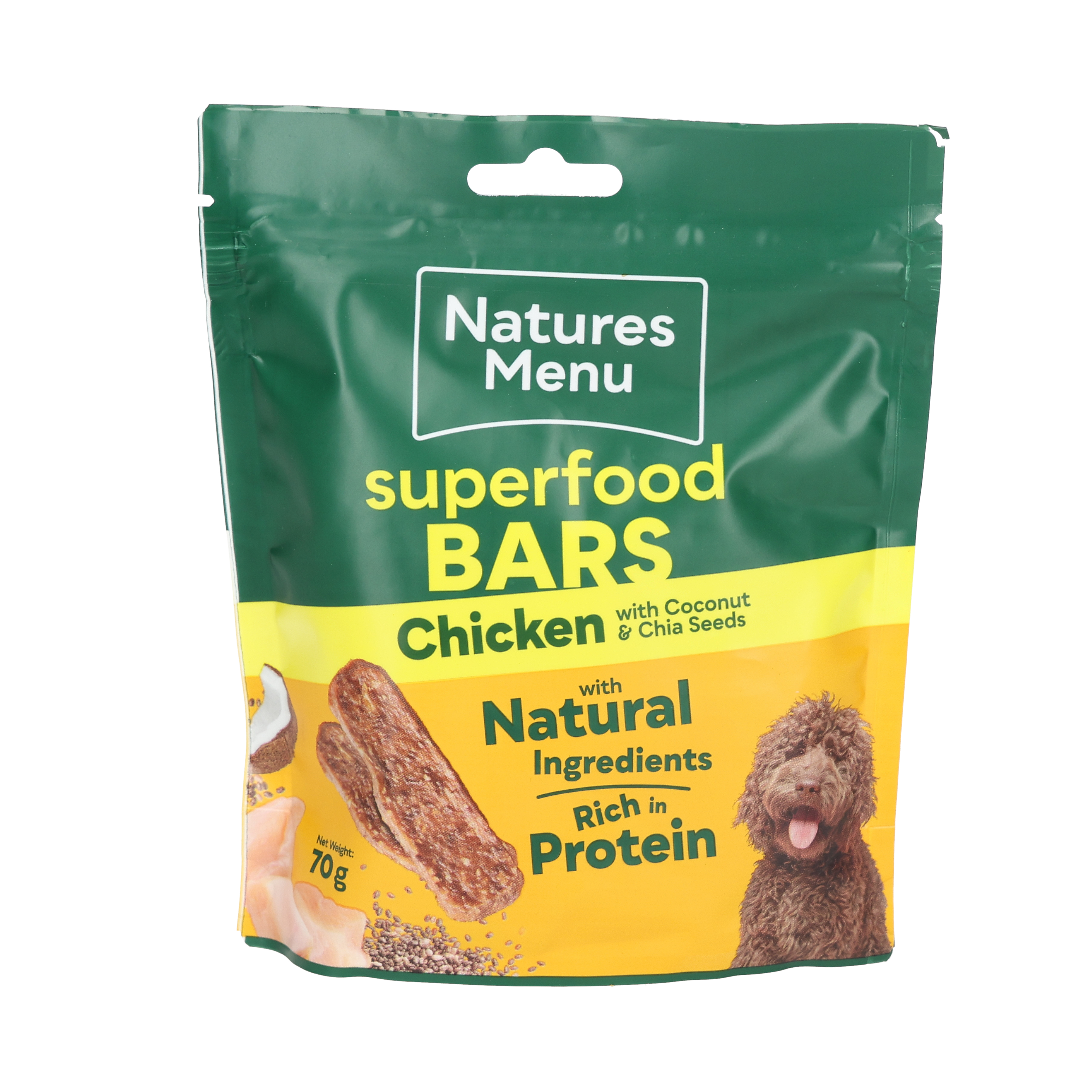 Natures Menu Superfood Bars Chicken 70g Jollyes