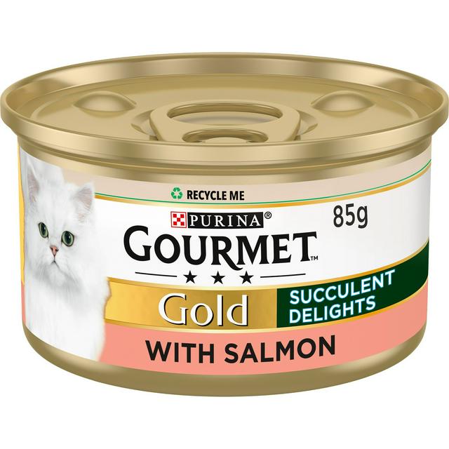 Gourmet Gourmet Gold Delights Salmon Adult Wet Cat Food pet food packaging