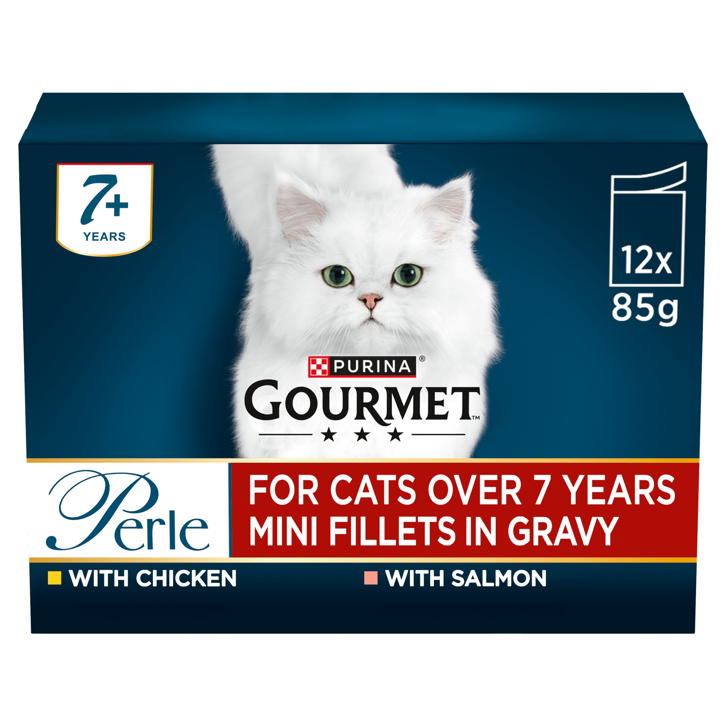 Gourmet Gourmet Perle Chef Collection Senior Wet Cat Food pet food packaging
