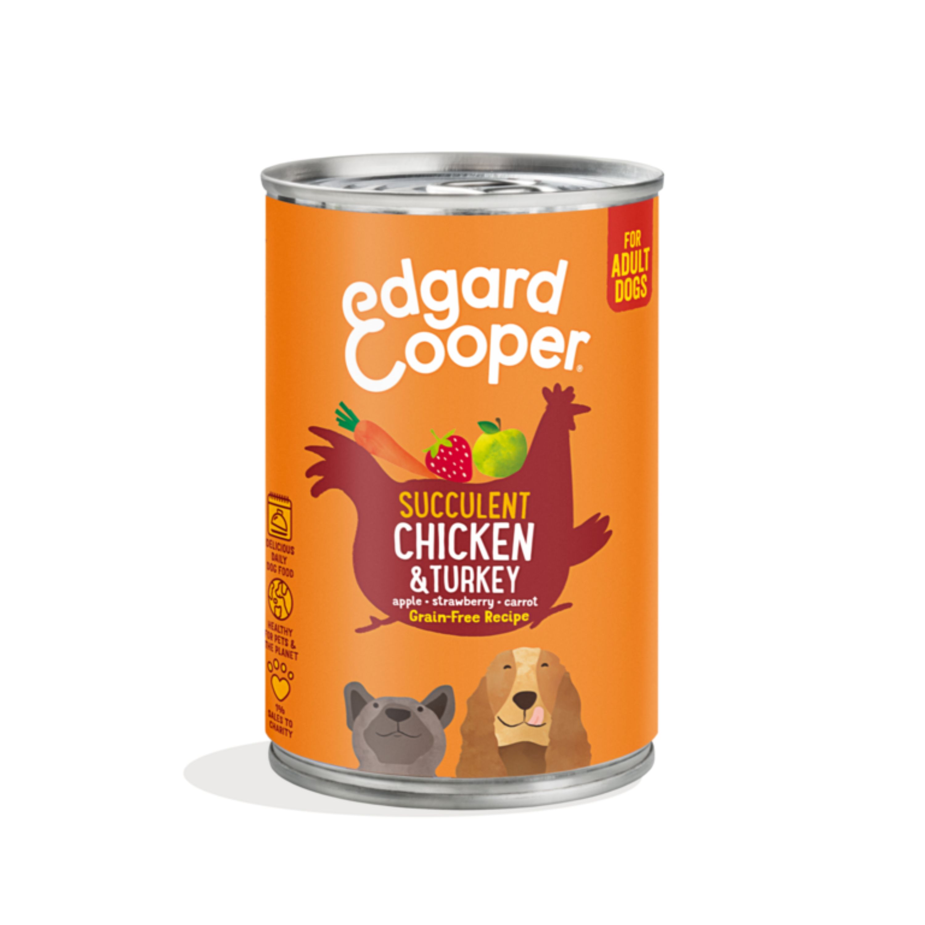 Jollyes Brand Jollyes Brand Edgard 38 Cooper Chicken Turkey Adult Wet Dog Food pet food packaging